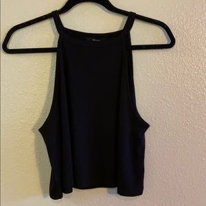 black forever 21 halter top!